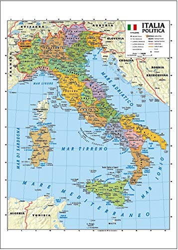 Cartina Geografica Dell'Italia